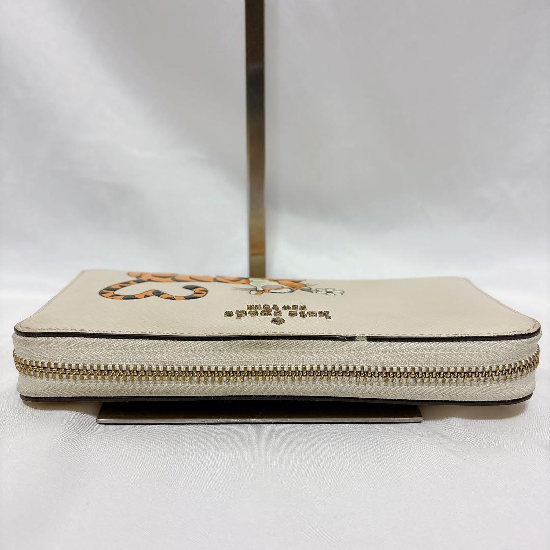 【レア】ケイトスペード ディズニー コラボ ティガー ラウンドジップ 長財布