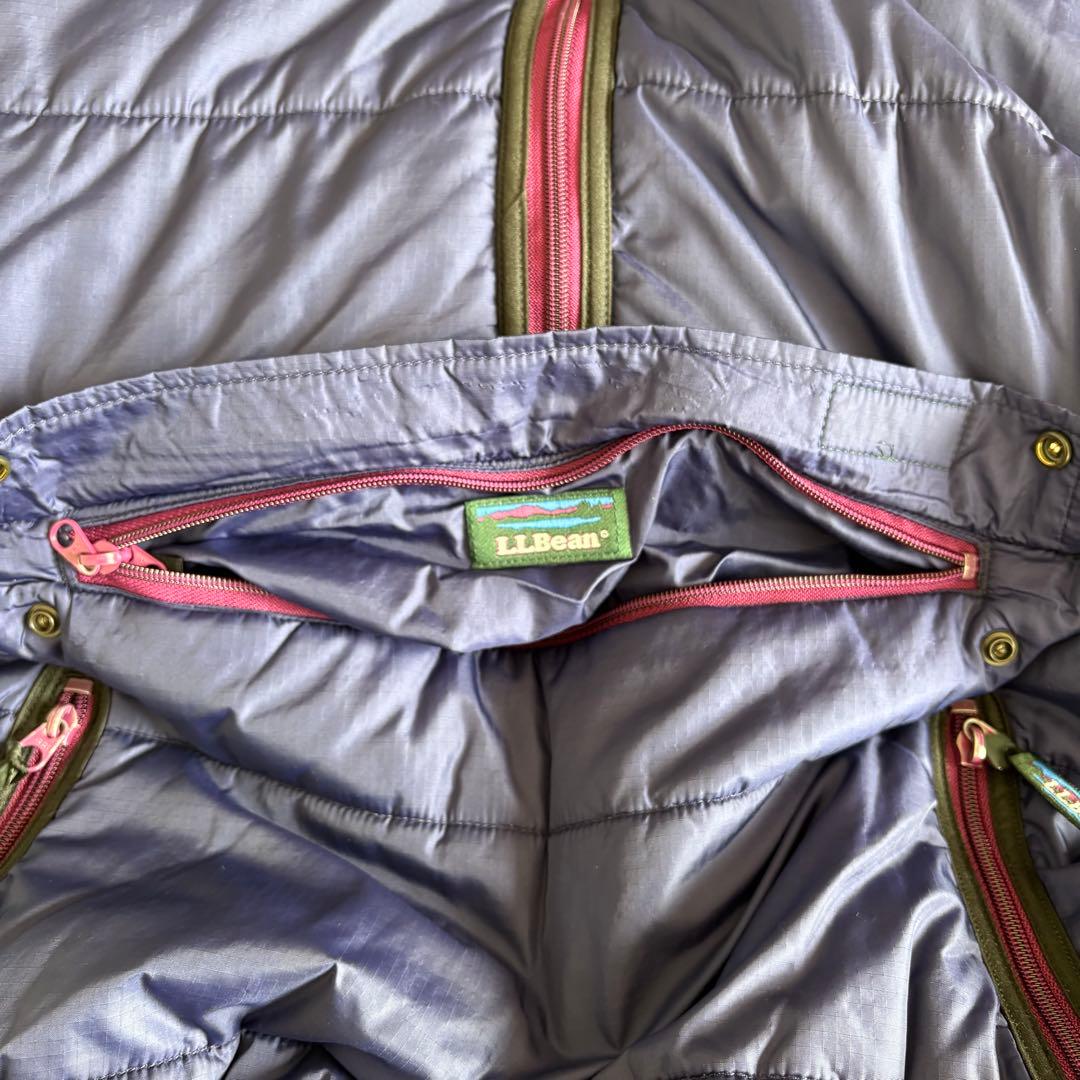 GanL.L.Beanヴィンテージプリマロフトジャケット　ハーフジップ