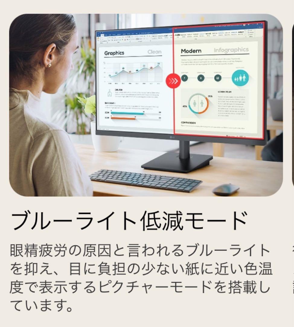 LG 27MS500-B 27インチ モニター