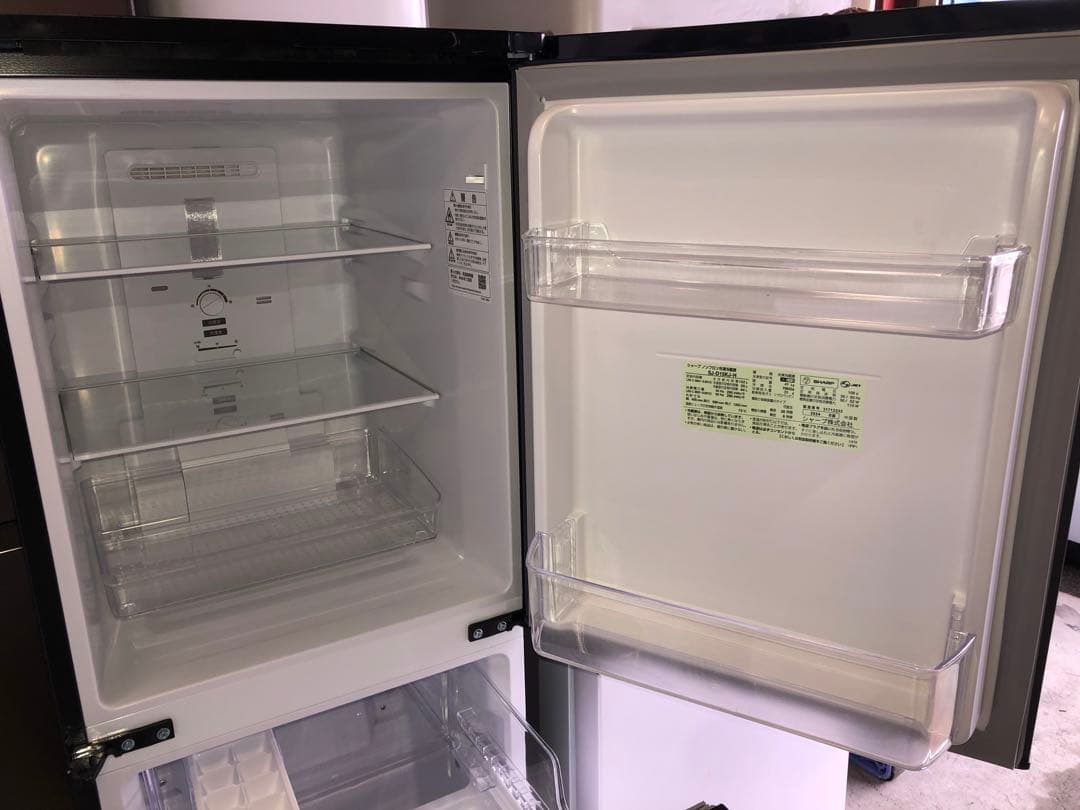 SHARP2ドア冷凍冷蔵庫　SJ-D15KJ-H