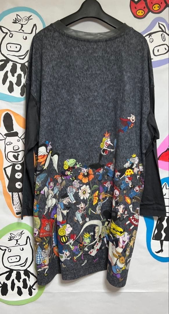 ★アルベロベロ❣️チュニック丈ワンピース（カットソー素材）