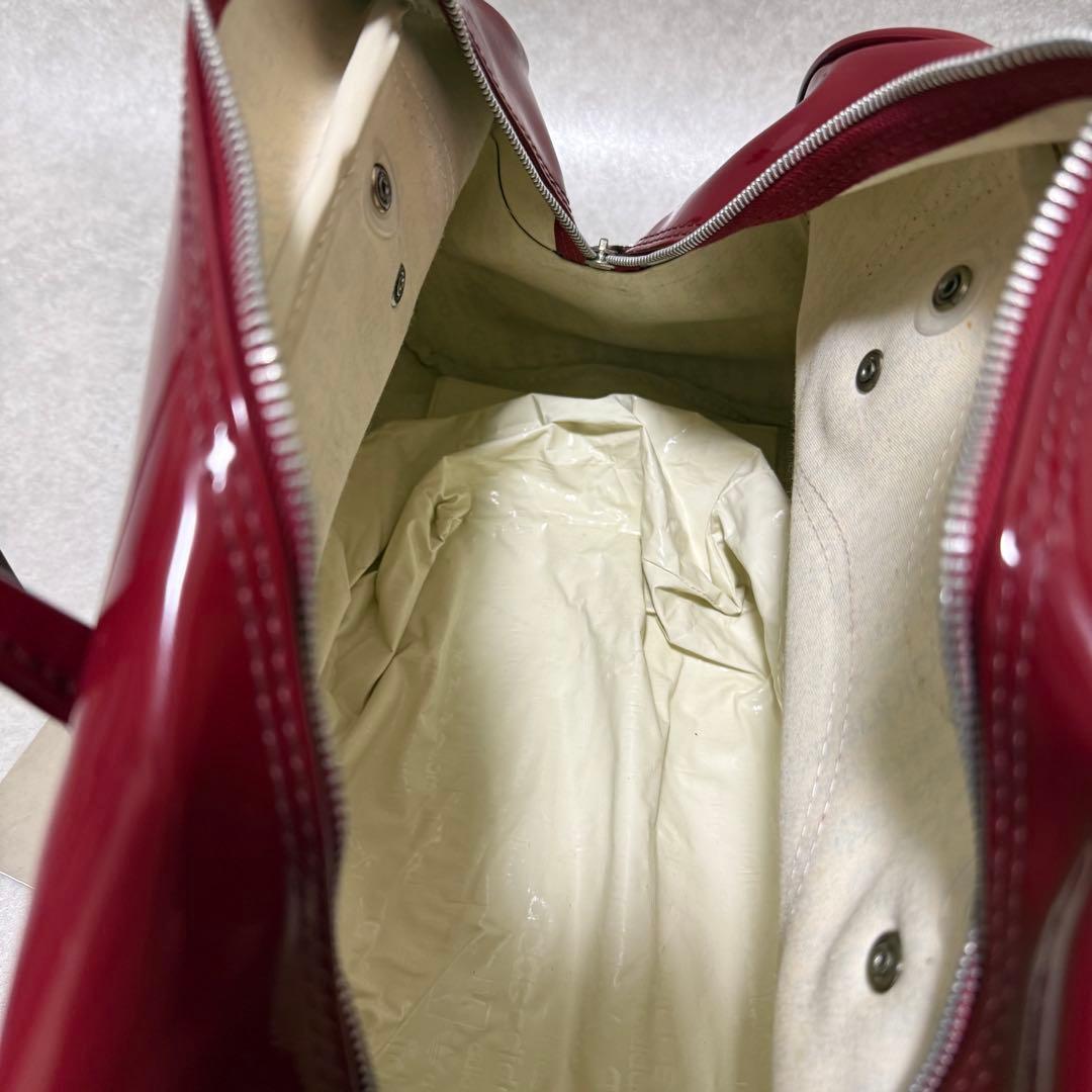 【adidas】超希少　アディダス　70s 80s エナメルボストンバッグy2k