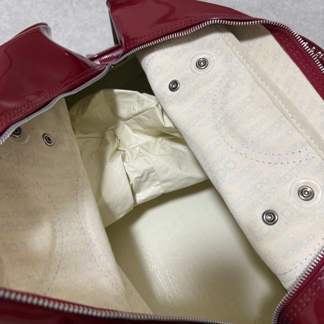 【adidas】超希少　アディダス　70s 80s エナメルボストンバッグy2k