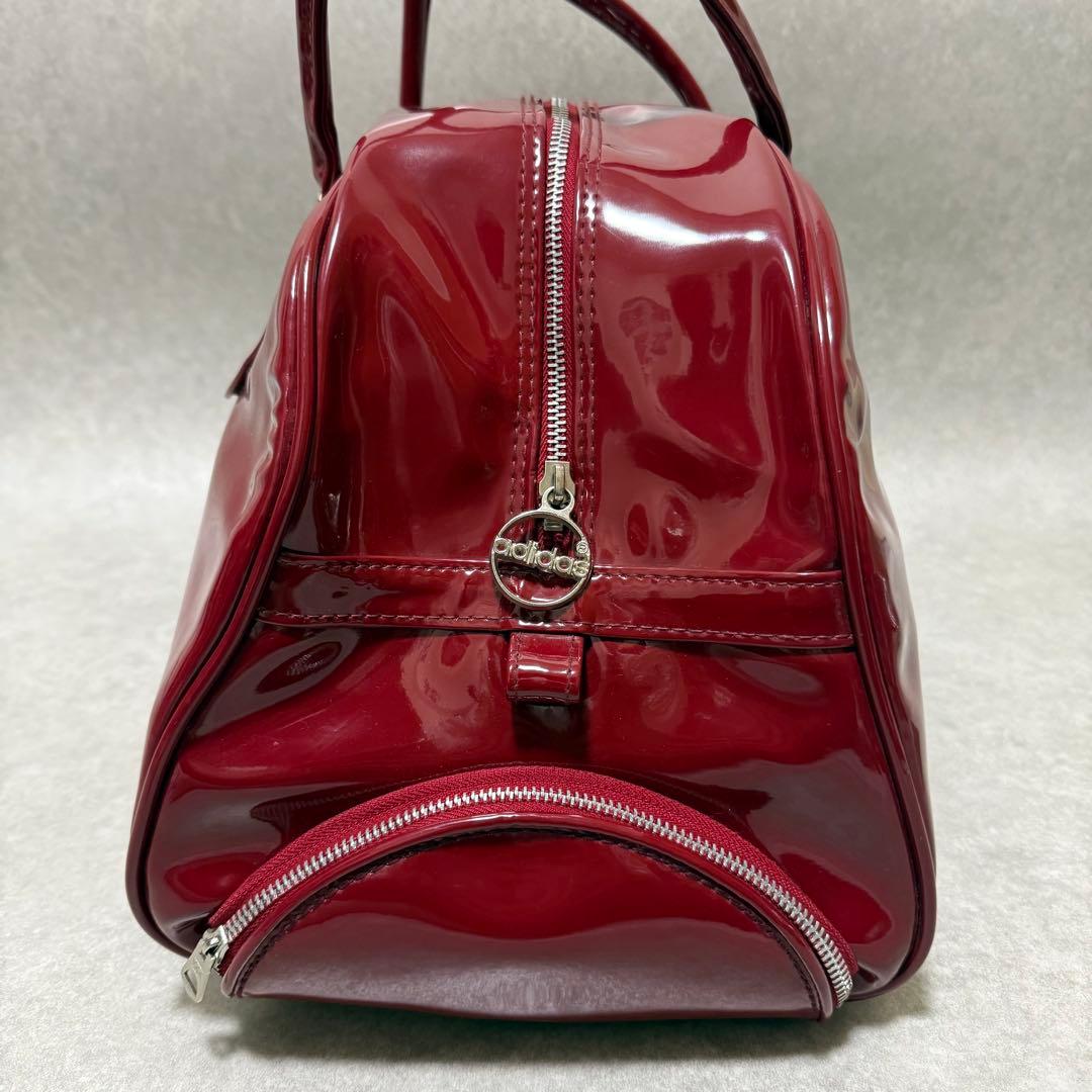 【adidas】超希少　アディダス　70s 80s エナメルボストンバッグy2k