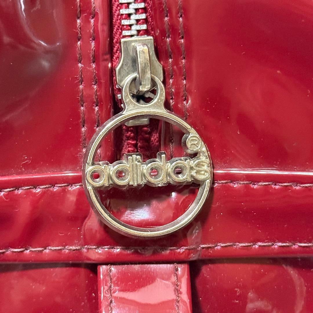 【adidas】超希少　アディダス　70s 80s エナメルボストンバッグy2k
