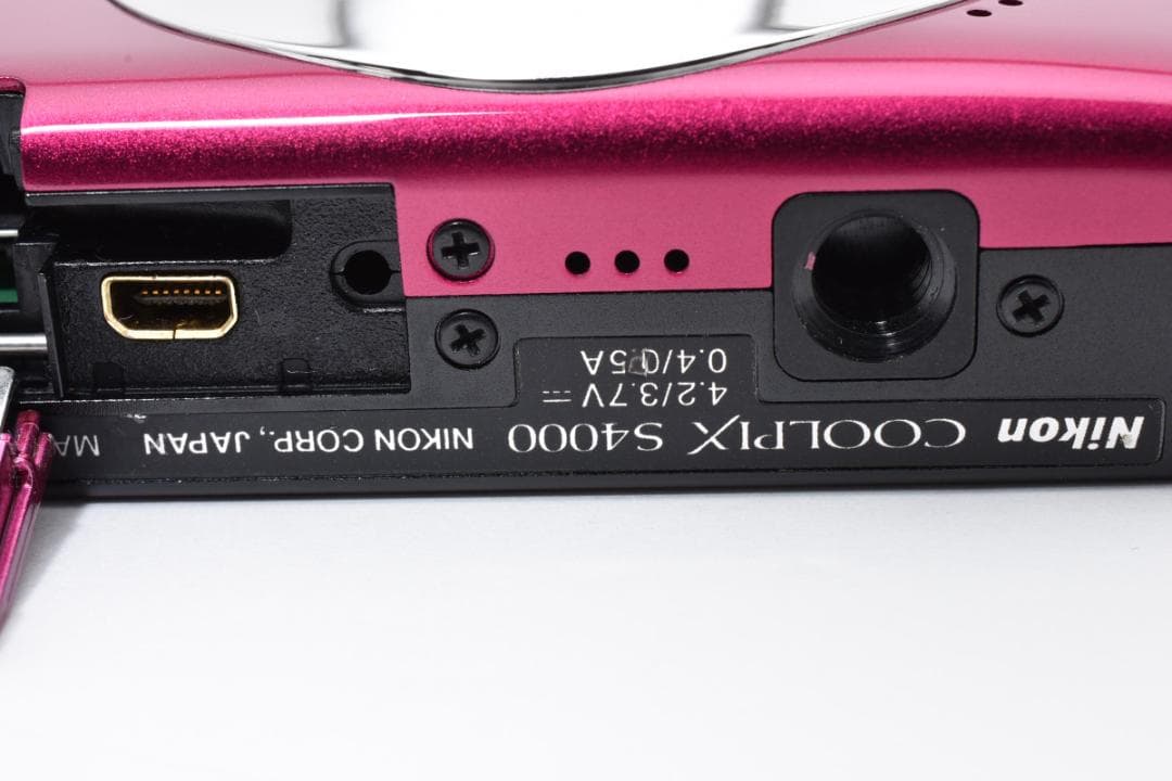 《 美品 》　ニコン　Nikon COOLPIX S4000 パープル　動作OK