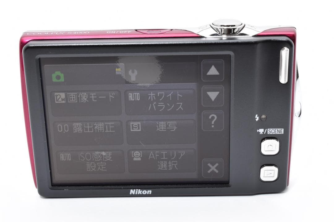 《 美品 》　ニコン　Nikon COOLPIX S4000 パープル　動作OK