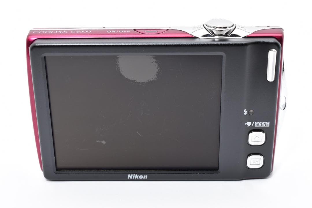《 美品 》　ニコン　Nikon COOLPIX S4000 パープル　動作OK