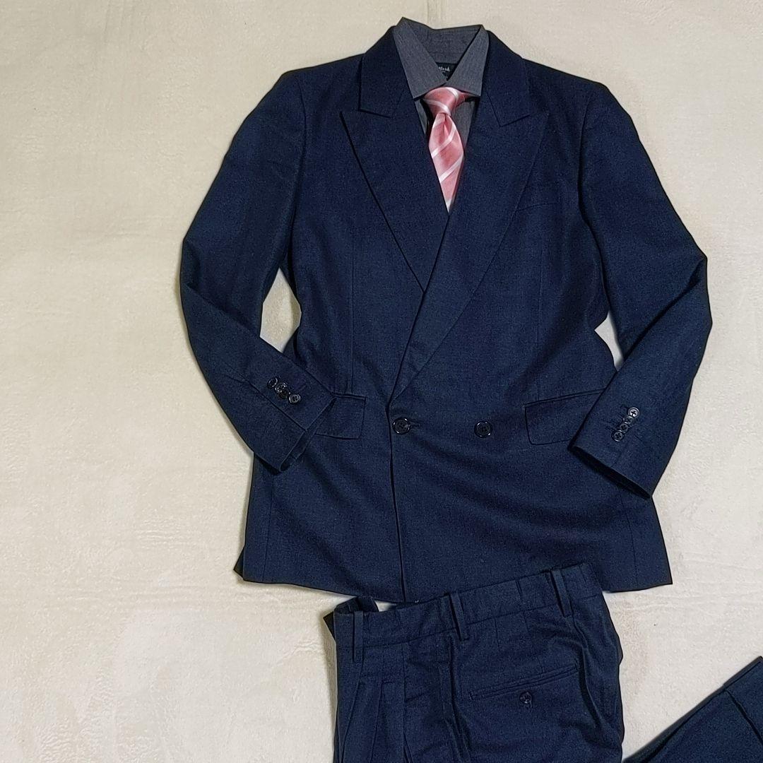 【美品】　現行タグ　ポールスミス　ダブルスーツ　麻シルク　オーバーシルエット