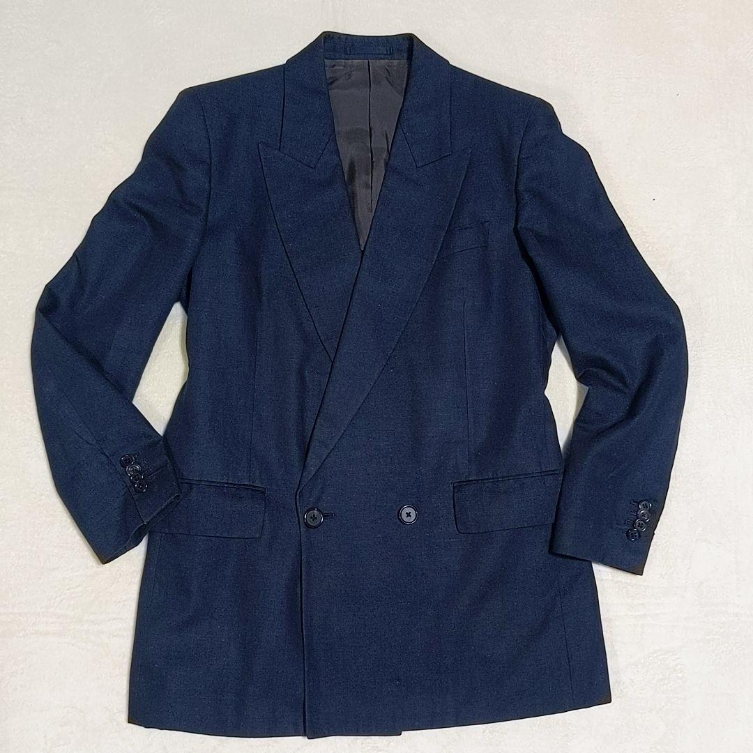 【美品】　現行タグ　ポールスミス　ダブルスーツ　麻シルク　オーバーシルエット