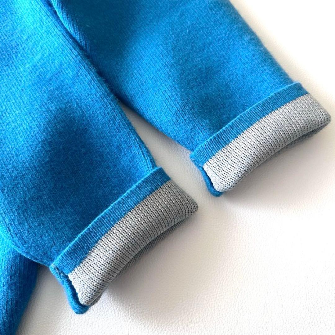 美品 希少 エレンディーク ベーシックCNラクーンミックスWカーディガン 01