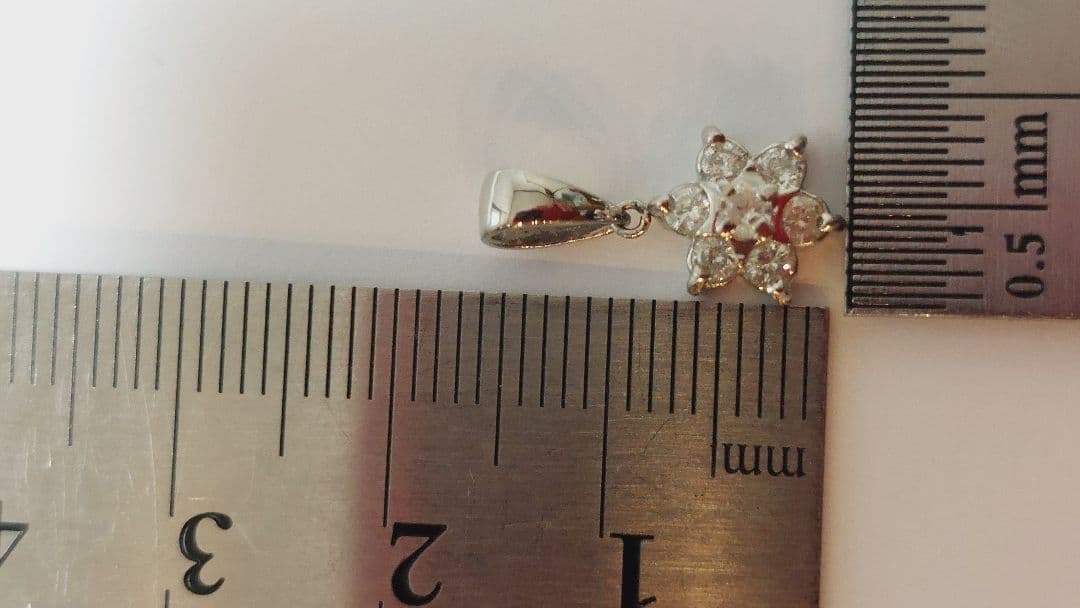 夕方まで大大赤字PT900ダイヤ 0.33きらりんペンダントトップ