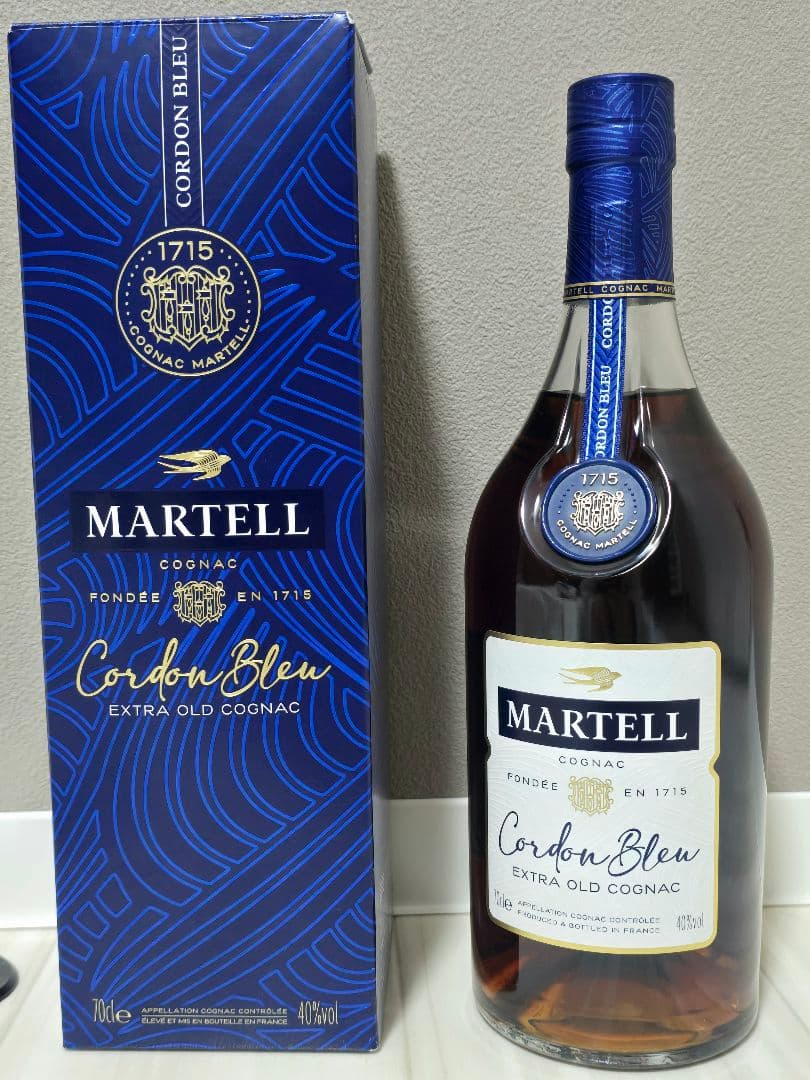 (箱付き)MARTELL Cordon Bleu 1715 コニャック 未開封