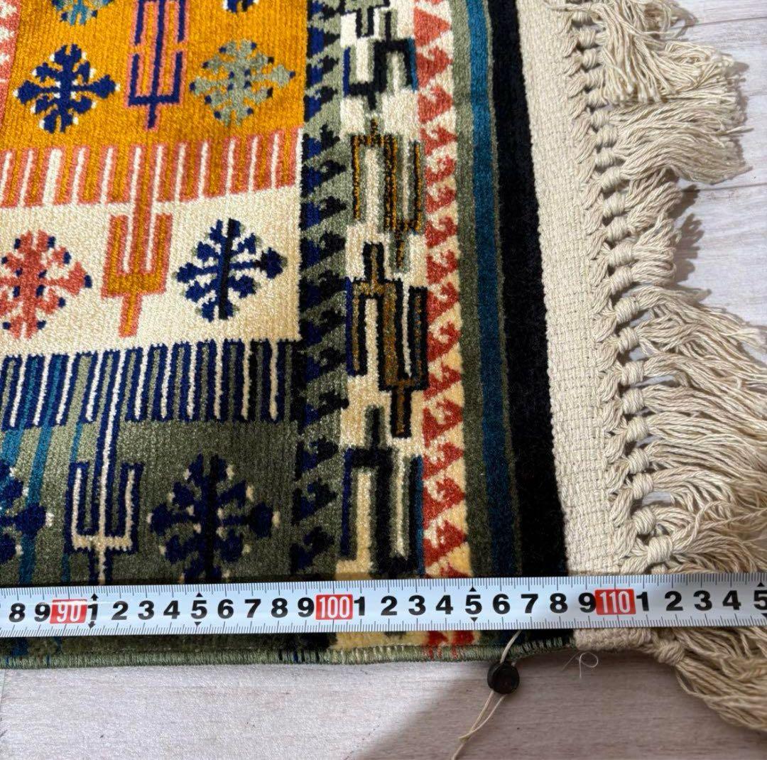 ラグ IZMIR 玄関マット　ビンテージ　ベルギー製ビンテージ品