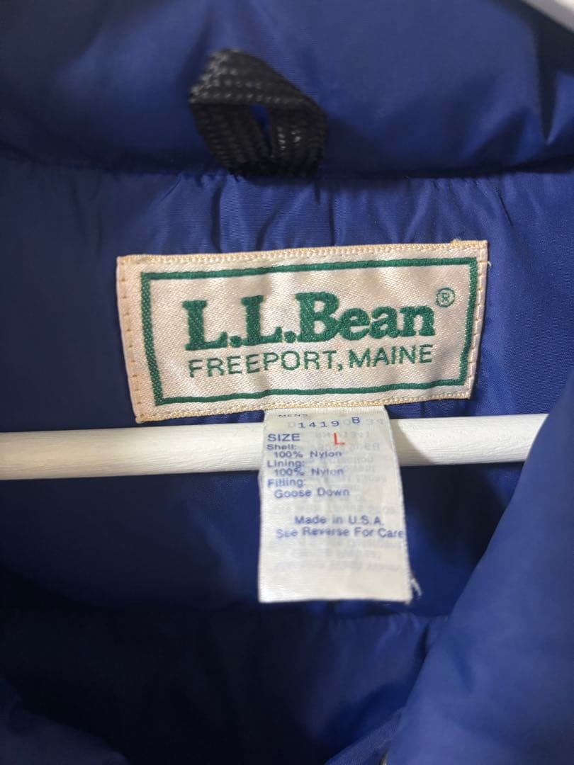 L.L.Bean ダウンベスト　ブルー M