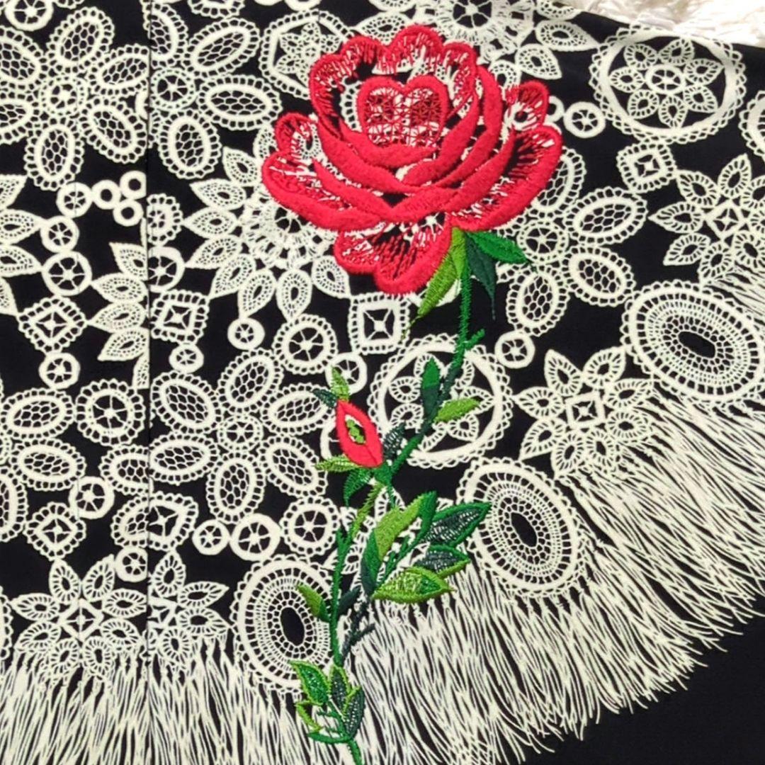 【専用】TOKUKO 1er VOL　前開き チュニック　羽織物　お花　刺繍