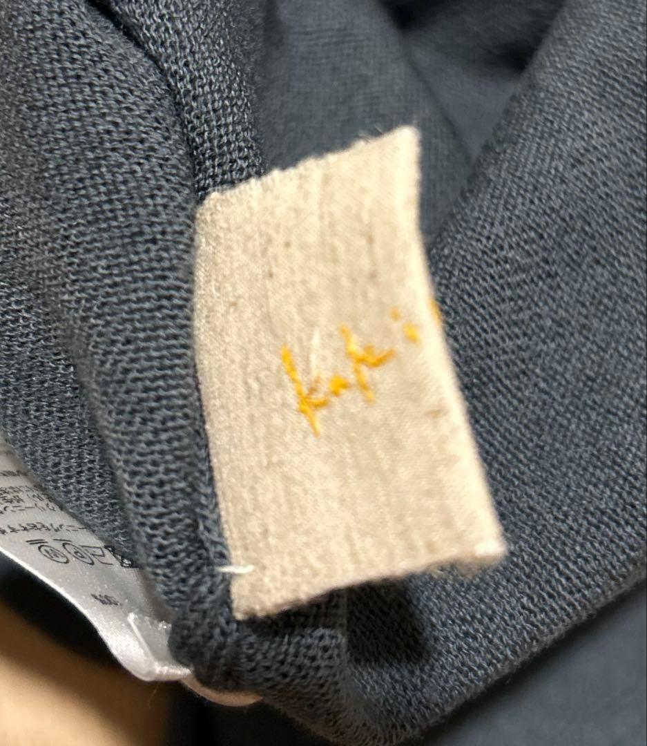 柿乃葉 kakinoha Smooth Turtle Knit Gray 9