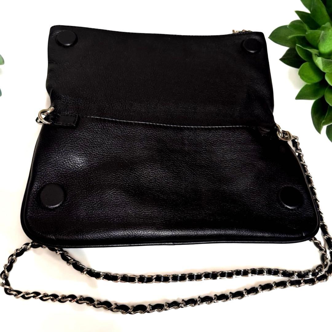 ザディグエヴォルテール 3way クラッチ ショルダーバッグ チェーン 黒