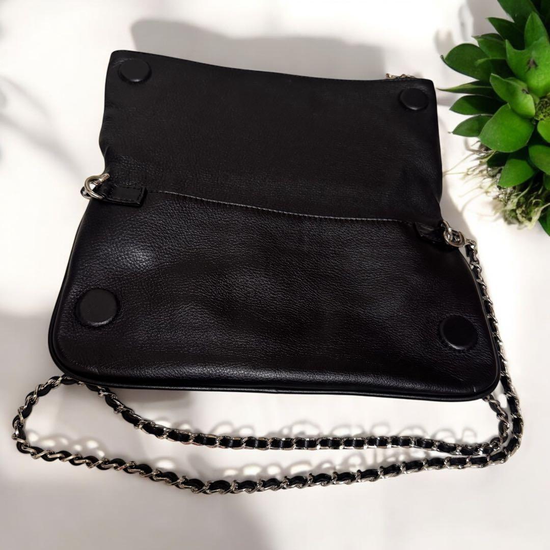 ザディグエヴォルテール 3way クラッチ ショルダーバッグ チェーン 黒