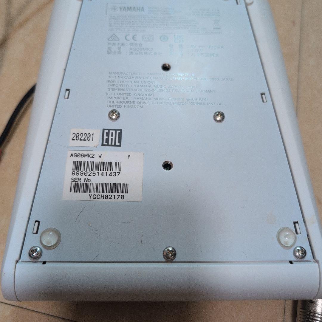 Yamaha MG06X marantzマイク付き