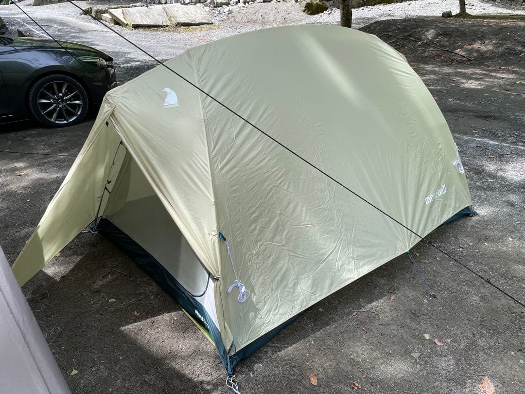 【モンベル】ムーンライトテント2型、グラウンドシートSET【mont-bell】