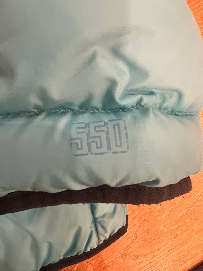 NIKE 550 水色 ダウンジャケット フード付き