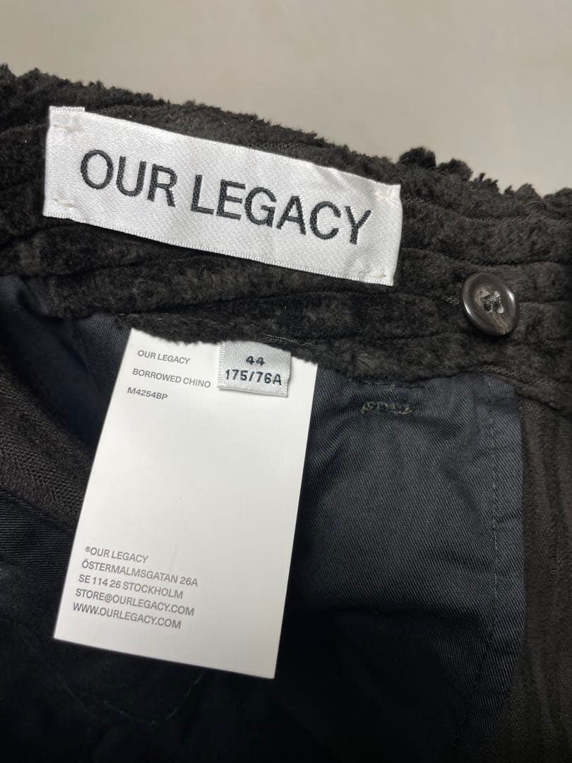 ★25AW 新品 OUR LEGACY コーデュロイ スラックス 44