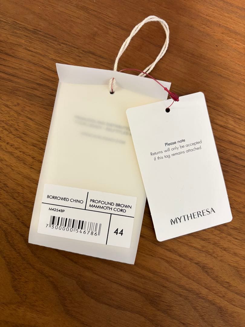 ★25AW 新品 OUR LEGACY コーデュロイ スラックス 44