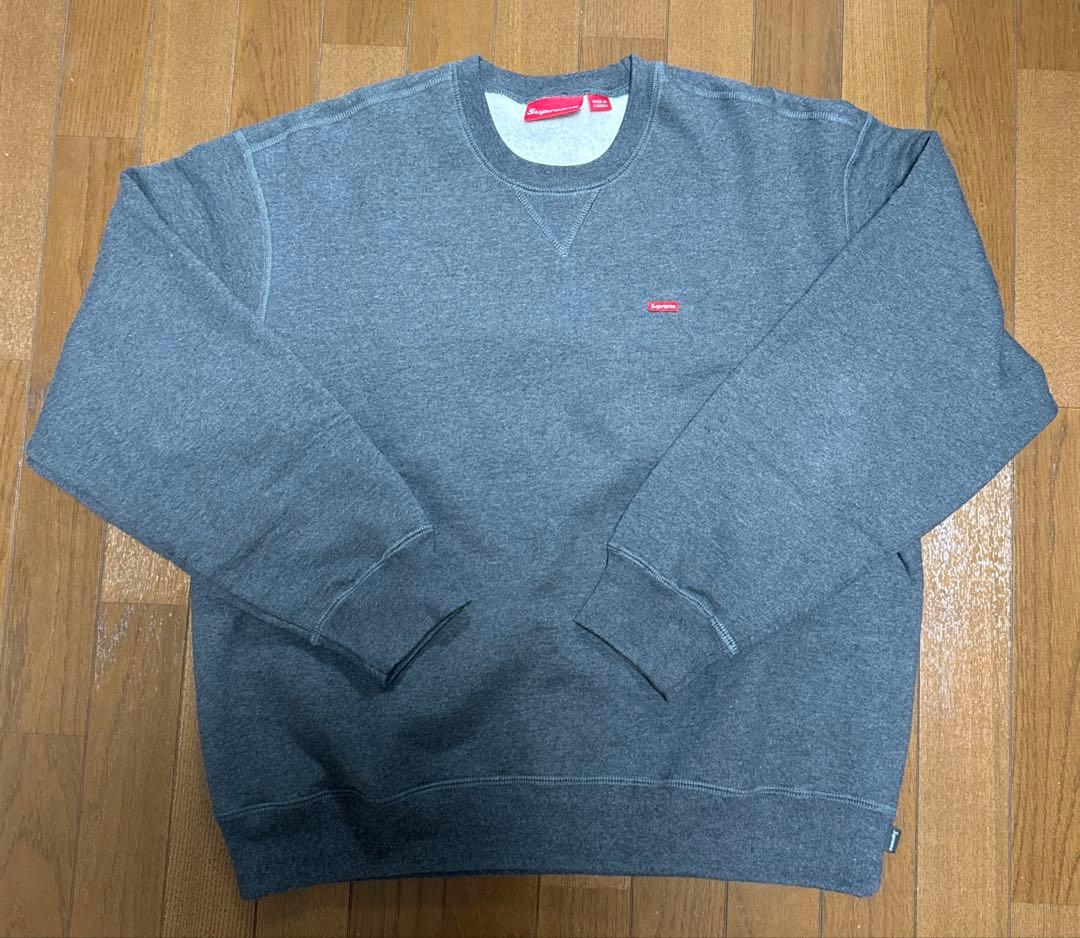 トップス Supreme Small Box Crewneck Charcoal M