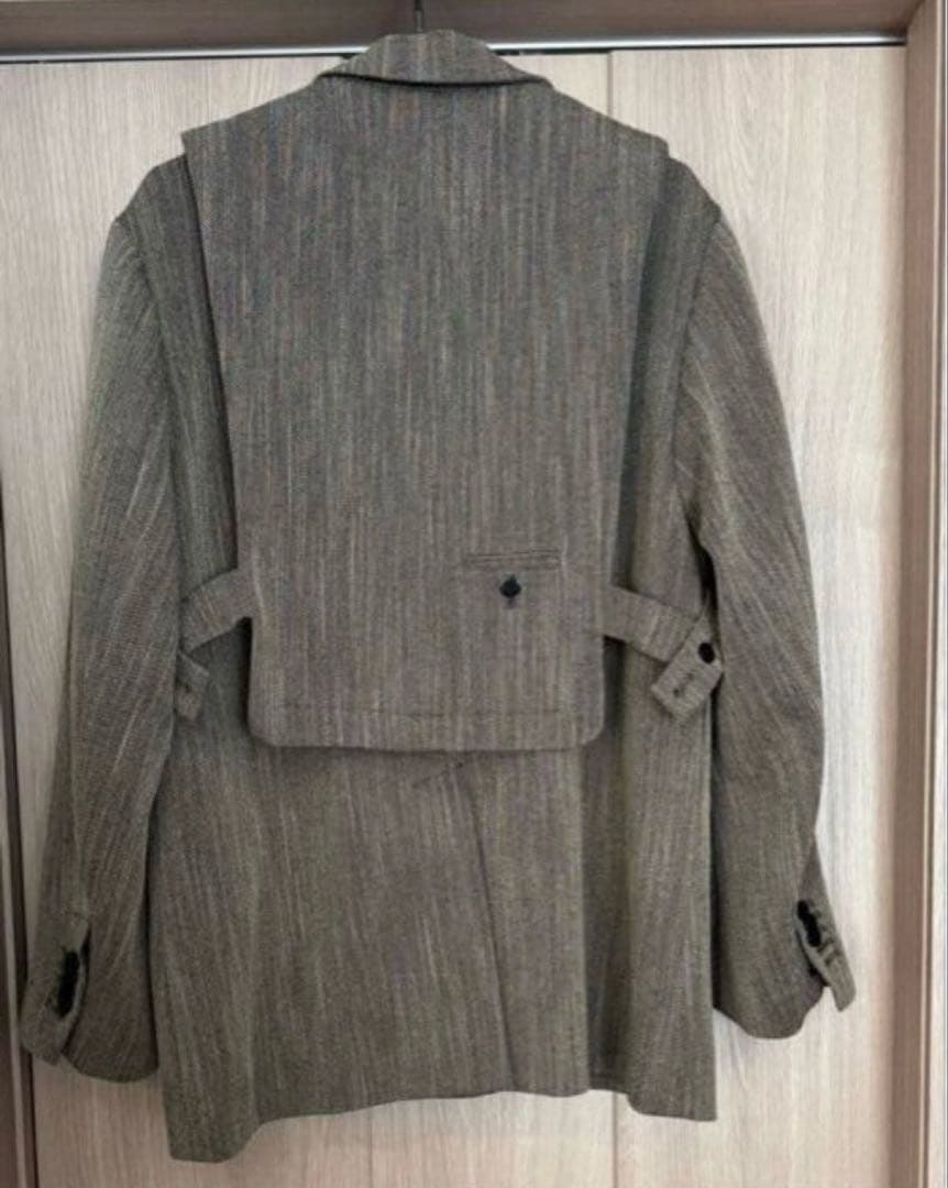 AMERI テーラードジャケット グレイッシュベージュ