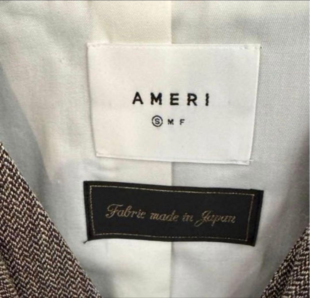 AMERI テーラードジャケット グレイッシュベージュ