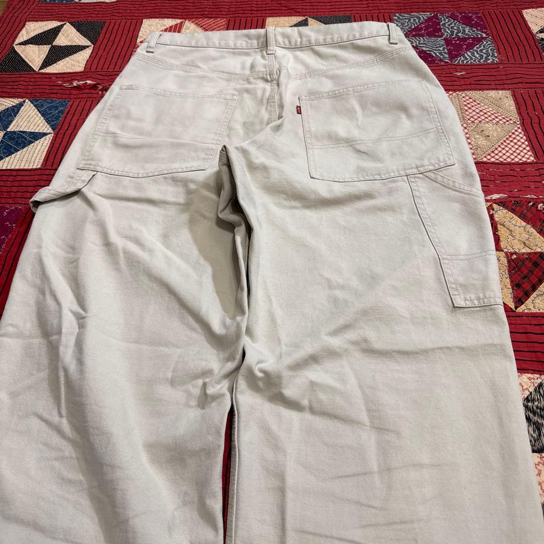 珍品 90s 00s Levi's ダック ペインターパンツ オフホワイト