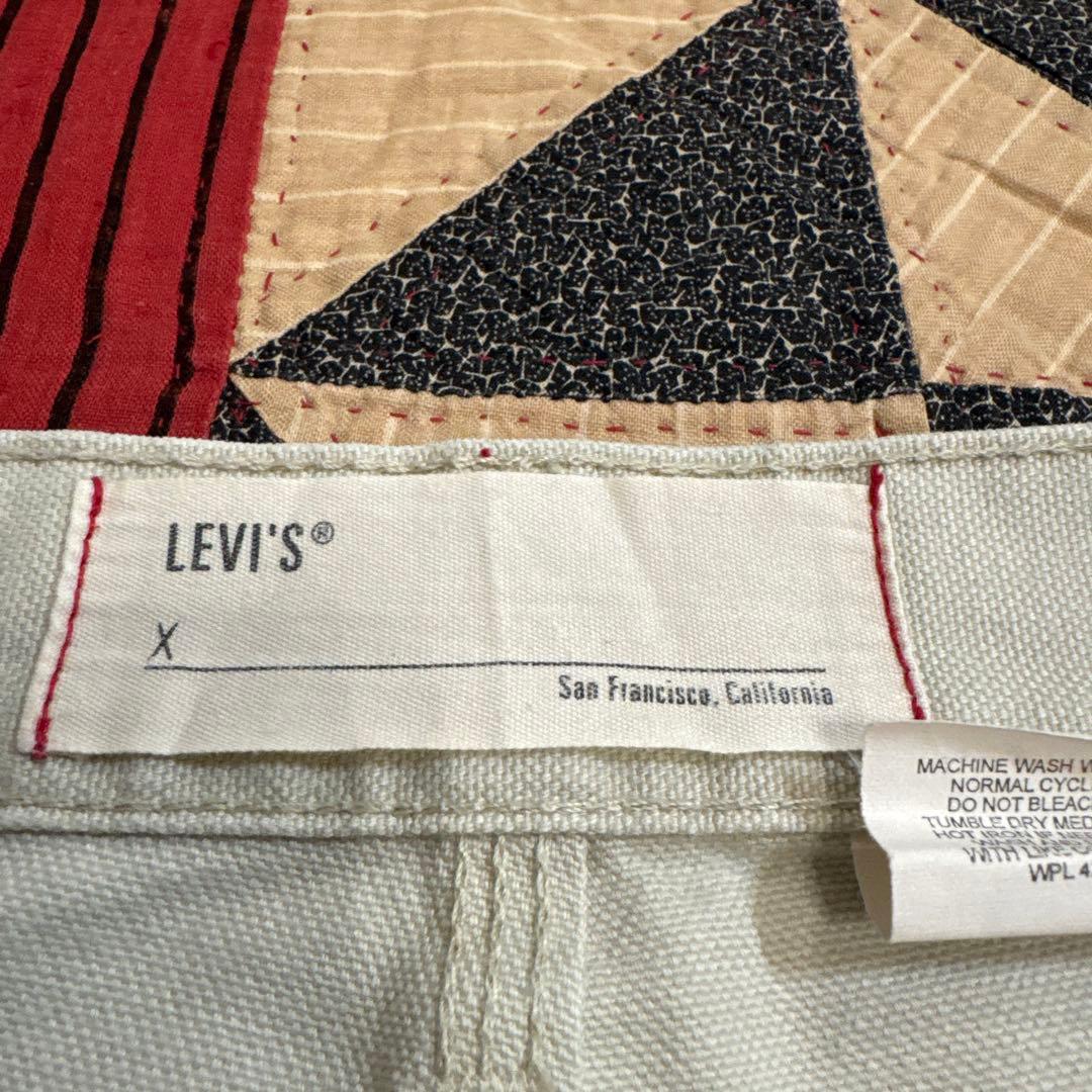 珍品 90s 00s Levi's ダック ペインターパンツ オフホワイト