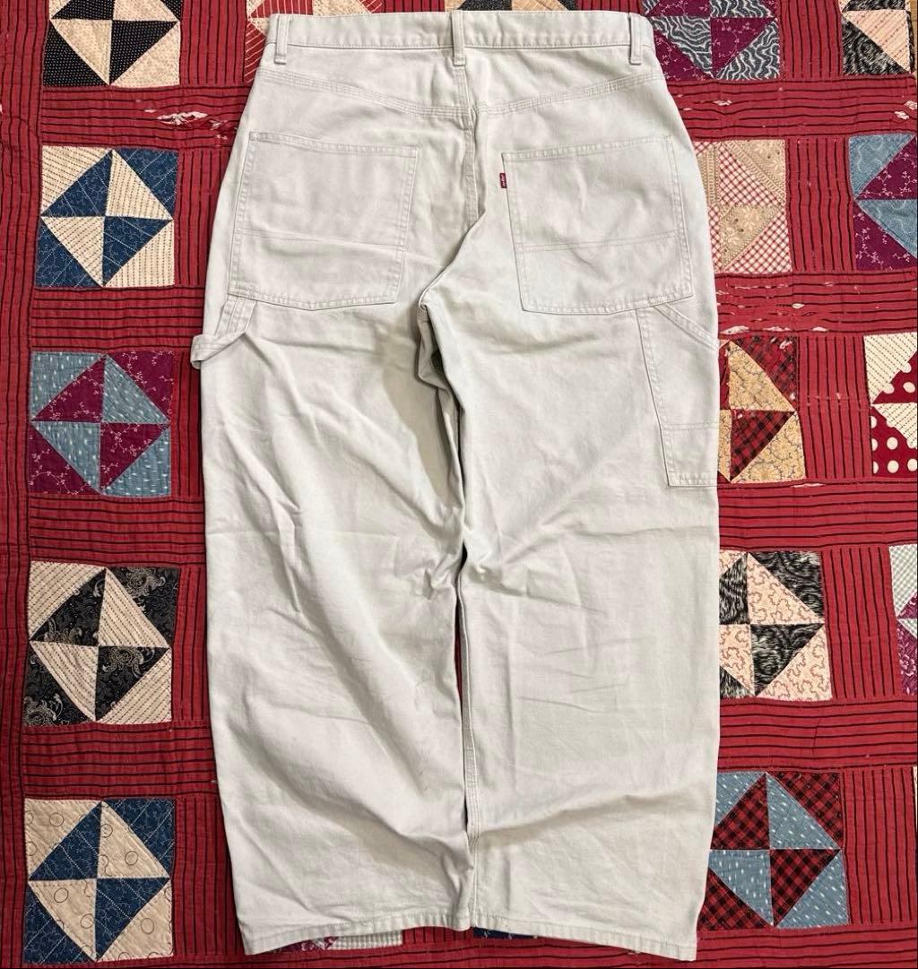 珍品 90s 00s Levi's ダック ペインターパンツ オフホワイト