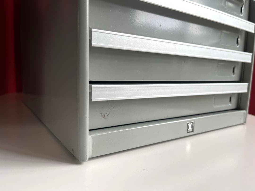 ヴィンテージ　UCHIDA 10段　スチールチェスト　インダストリアル　モダン