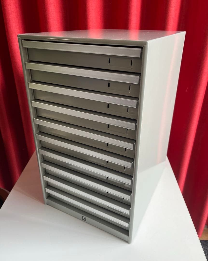 ヴィンテージ　UCHIDA 10段　スチールチェスト　インダストリアル　モダン