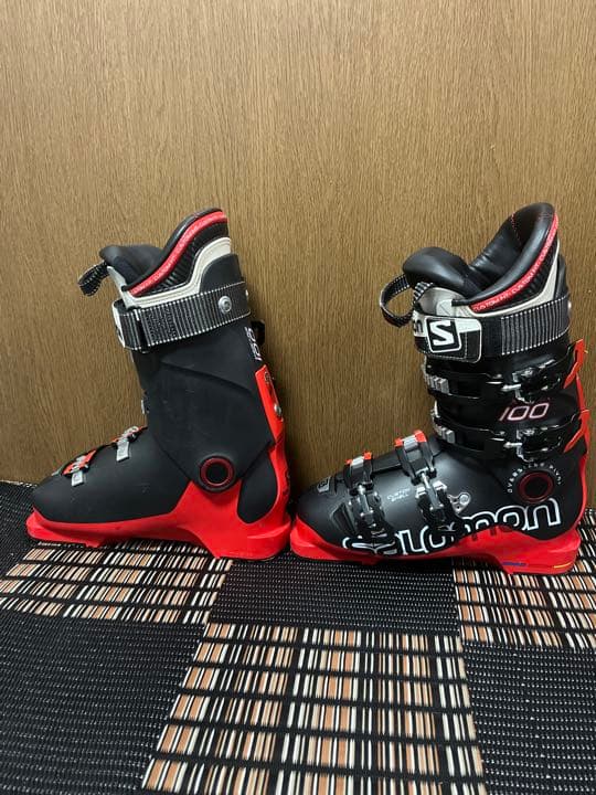 ケ*ン様 SALOMON X-MAX100 スキーブーツ 25〜25.5cm 送