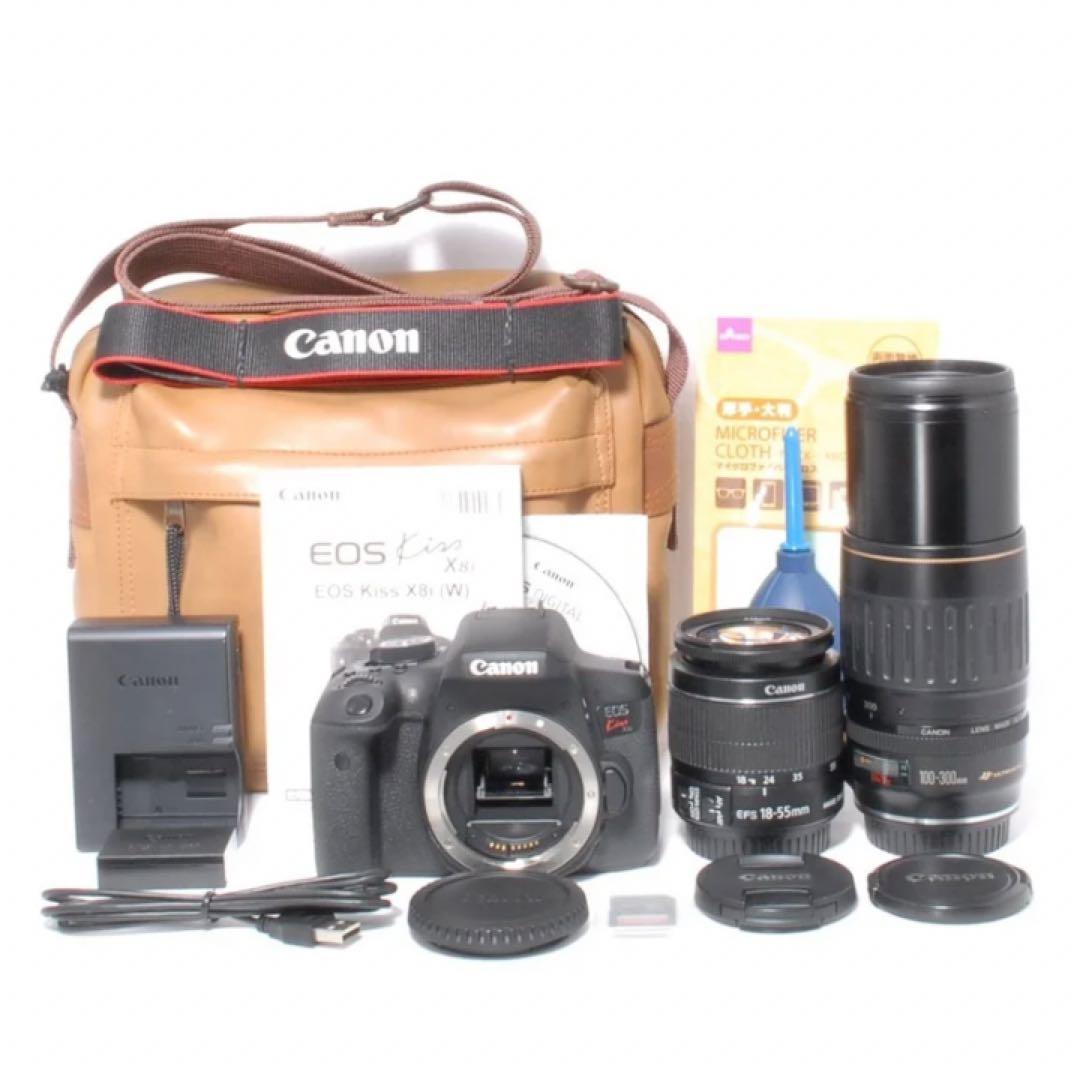 遠くも近くもバッチリ万能セット⭐️Canon Kiss X8i⭐️カメラバッグ付