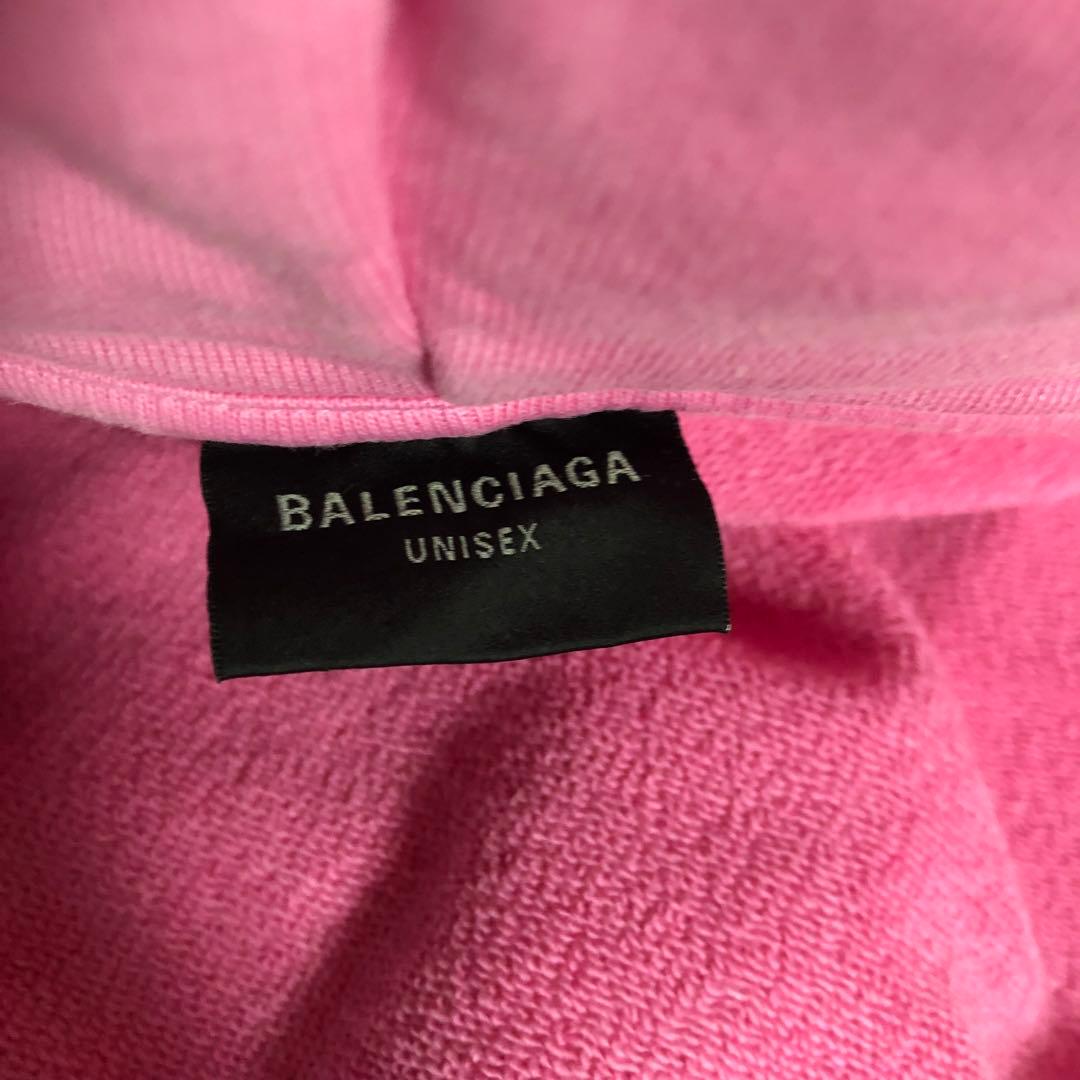 トップス BALENCIAGA 25SS fruity zipup hoodie pink