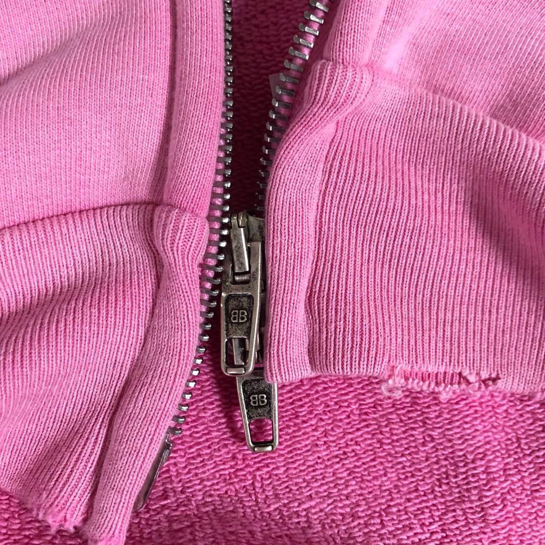 トップス BALENCIAGA 25SS fruity zipup hoodie pink