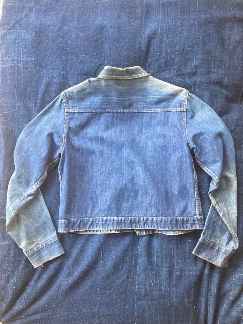 1940' 4ボタン 大戦モデル UFOリベット ドーナツボタン 42サイズ