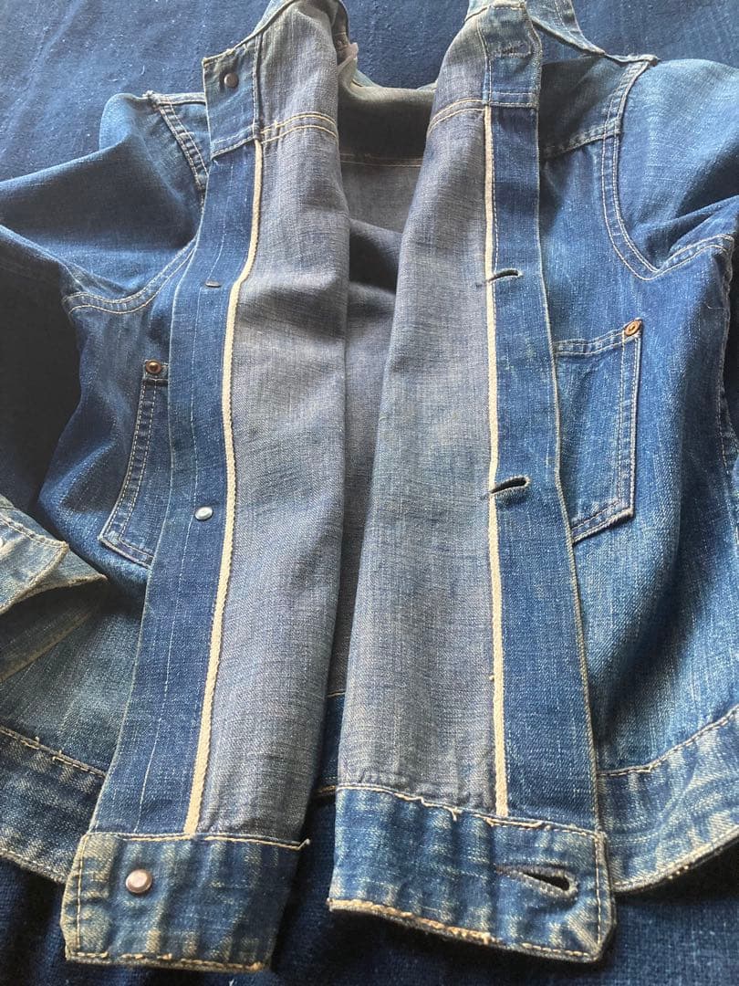 1940' 4ボタン 大戦モデル UFOリベット ドーナツボタン 42サイズ