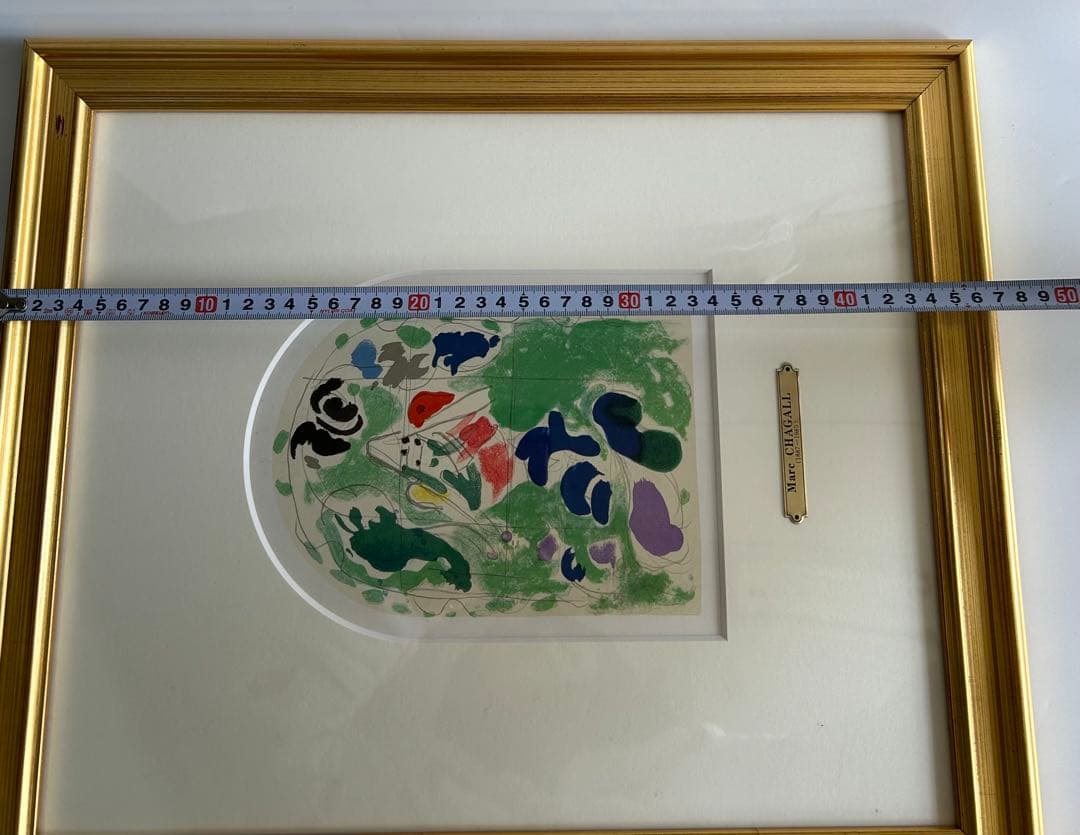 MARC CHAGALL マルク　シャガール　1960年　リトグラフ 額絵