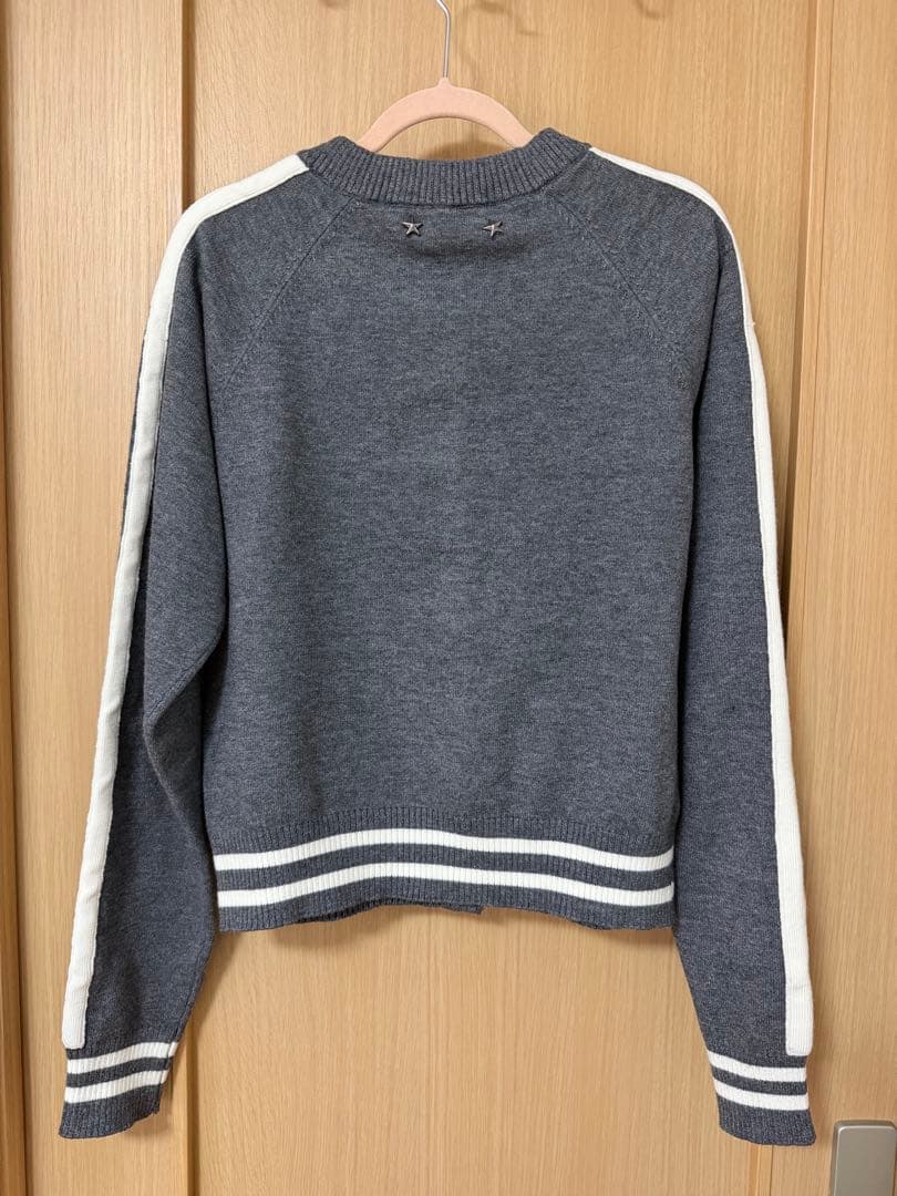 トップス Bibiy. BIBIY. TRACK CARDIGAN GRAY