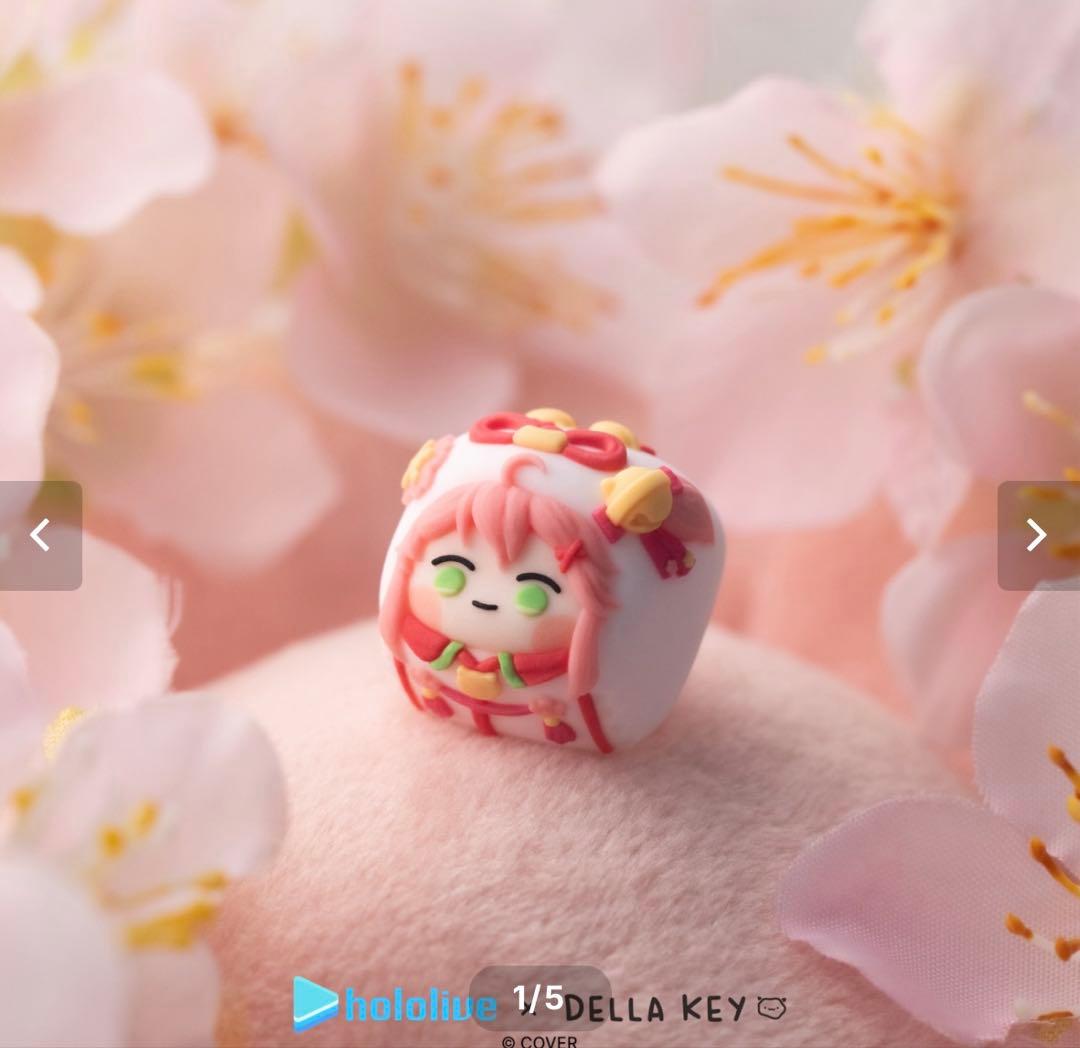 Della key x hololiveさくらみこArtisan Keycap