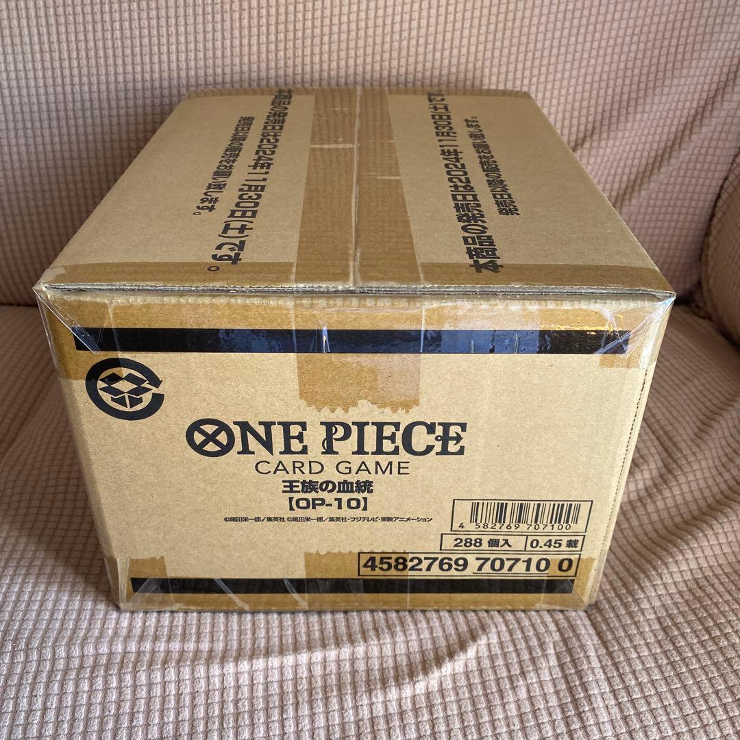 【新品未開封カートン】ワンピース カードゲーム 王族の血統１カートン12BOX