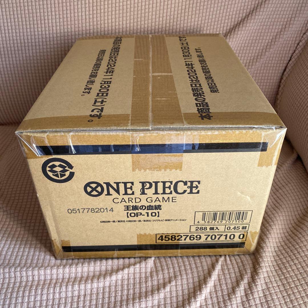 【新品未開封カートン】ワンピース カードゲーム 王族の血統１カートン12BOX