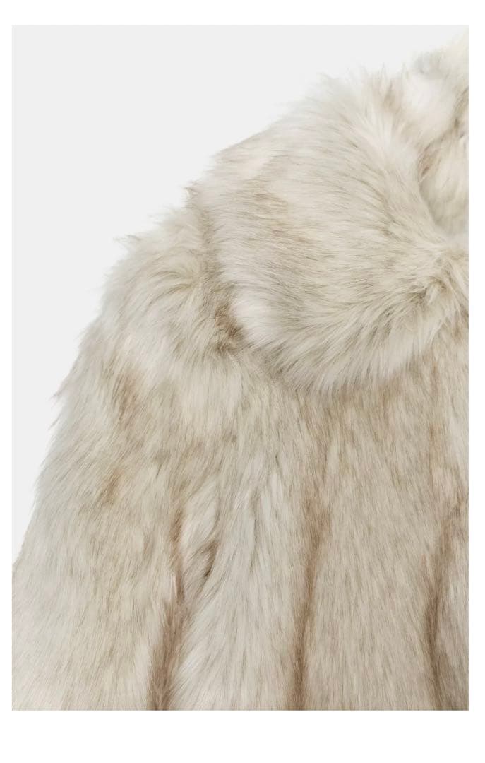 ZARA フェイクファーコート
