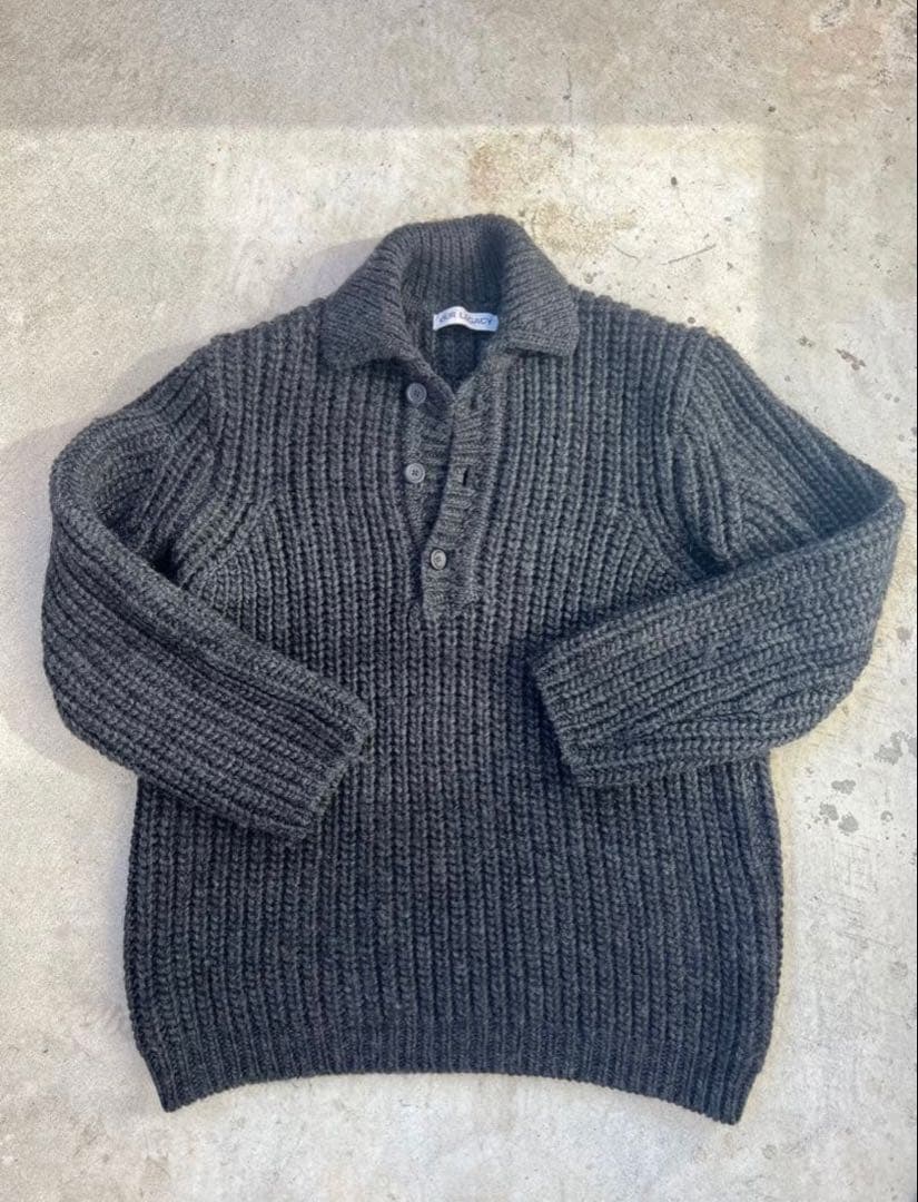 トップス OUR LEGACY BIG PIQUET WOLF GREY 46