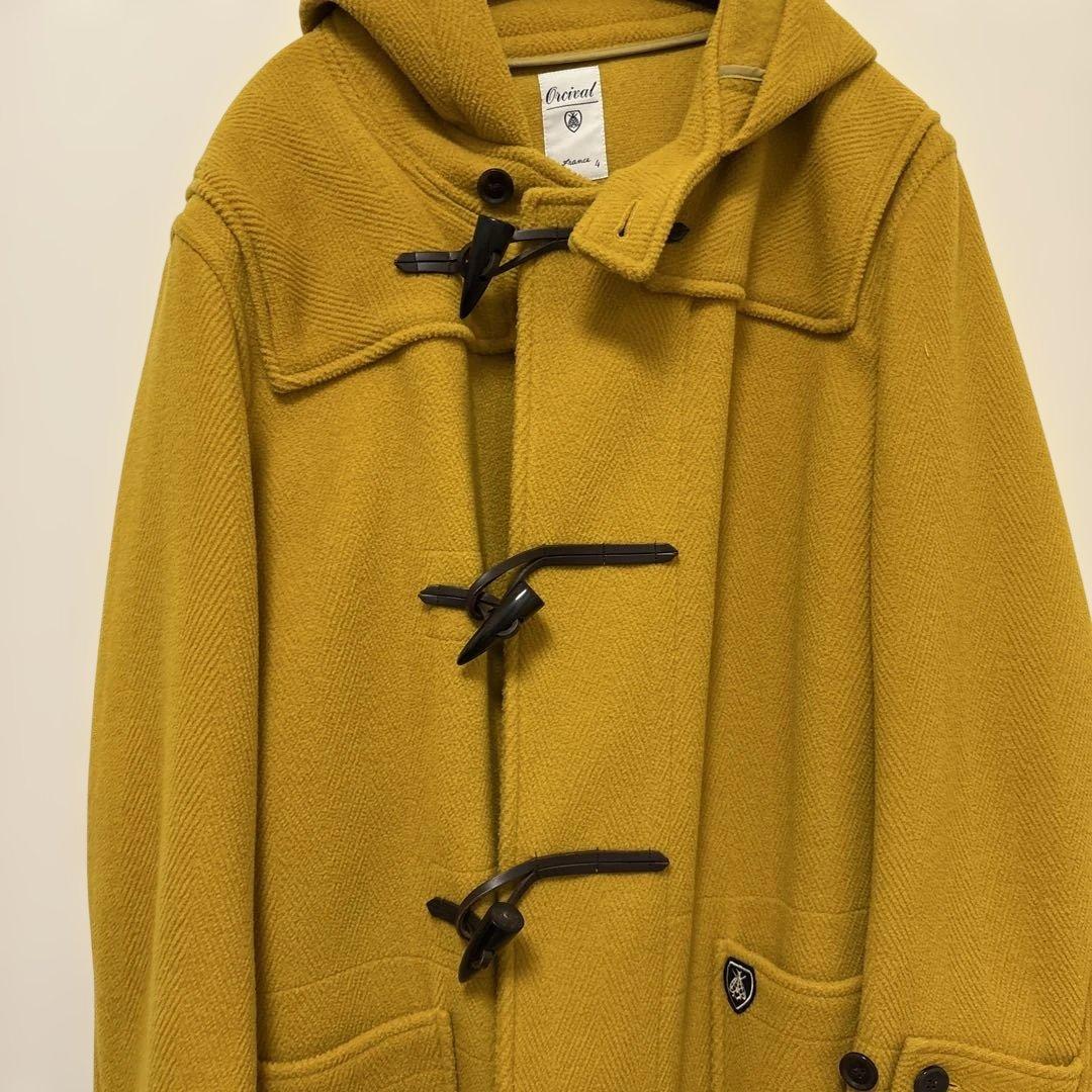 FUJI@　Orcival ダッフルコート イエロー France 4